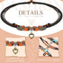 3 Pcs Western Layered Boho Wood Beads Choker Necklace Adjustable Vintage Leather Necklace Bead Choker Boho Jewelry for Women...
