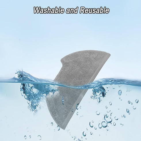 Mop Pads Accessories for Eureka E10s Robotic Robot Vacuum Cleaner, Washable and Reusable Microfiber Mop Pads Replacement Part (6Pcs)...
