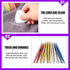 Swpeet 48Pcs Sewing Tools Kit, Tailors Chalk, Sewing Fabric Chalk, Sewing Fabric Pencils, 5-in-1 Sliding Gauge Measuring Sewing Ruler Tool, Heat E...