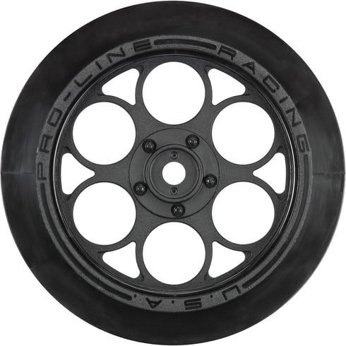 Pro-line Racing Showtime Front Runner 2.2/2.7 Blk FRNT Drag Whls PRO280303 RC Tire...