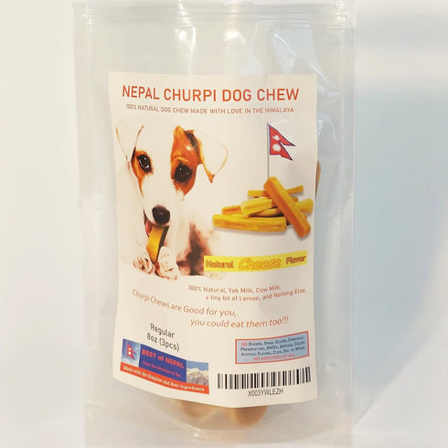 Nepal Churpi Yak Cheese Dog Chew, 100% Natural Authentic Himalayan Yak Chew, Long Lasting, Healthy, High in Protein, Gluten Free, Low Fat, and Lac...