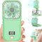 Mini Fan Handheld Foldable Fan,USB Personal Fans Portable Rechargeable Battery Fan 3 Speeds,Small Handheld Fan Cute Face Cooling Fan Quiet Fan Cor...