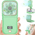 Mini Fan Handheld Foldable Fan,USB Personal Fans Portable Rechargeable Battery Fan 3 Speeds,Small Handheld Fan Cute Face Cooling Fan Quiet Fan Cor...