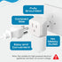 Ceptics Australia Power Plug Adapter, 2 in 1 Type I Plug Adapter, US to Australia , China, New Zealand Power Adapter with Dual USA Inputs, CE, RoH...
