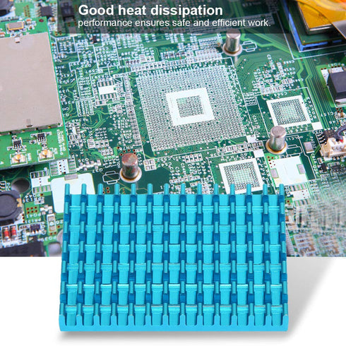 5PCS Aluminum Heatsink Cooling Fin Circuit Board Cooling Fin HeatSink Cooler Chip Heat Sink 40×30×5mm...