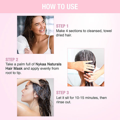 Nykaa Naturals Hair Mask, Apple Cider Vinegar and Ginger, 6.76 oz - Anti-Dandruff Hair Care for Women - Promotes Hair Growth - Safe on Colored Hai...
