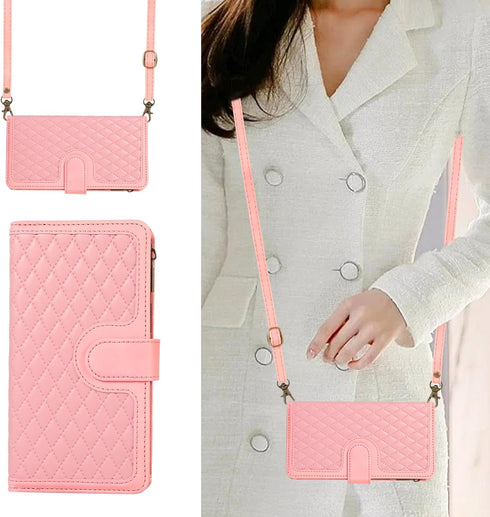 Asuwish Phone Case for iPhone 13 6.1 inch Wallet Cover with Tempered Glass Screen Protector and Wrist Strap Flip Zipper Card Holder Cell iPhone13 ...