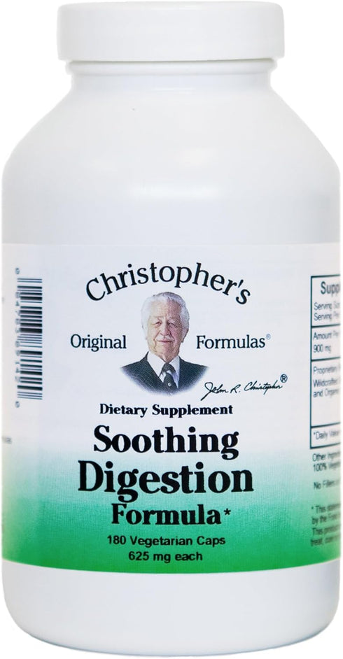 Christopher's Original Formulas Soothing Digestion - 180 Vegetarian Capsules...