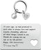 Baixian 10th Anniversary Engraved Wallet Insert Card for Husband Wife Wedding Gifts Mini Love Note Gifts for Women Men Happy 10th Anniversary Pres...