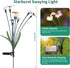 Solar Garden Lights, Solar Lights Outdoor Garden, Garden Lights Solar Powered, Decor for Garden, Yard, Patio, Pathway, IP65 Waterproof, Solar Butt...