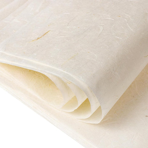 60 Sheets A4 Mulberry Paper Sheets Natural Fiber Rice Paper 8.5 x 11in Decoupage Paper Decorative Paper Tissue Paper for DIY Crafts, Calligraphy, ...