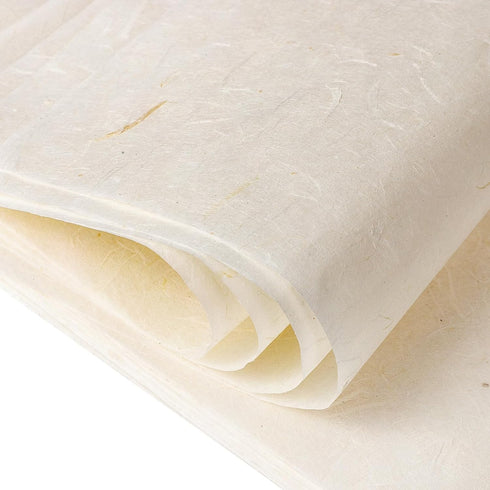 120 Sheets A4 Mulberry Paper Sheets Natural Fiber Rice Paper 8.5 x 11in Decoupage Paper Decorative Paper Tissue Paper for DIY Crafts, Calligraphy,...