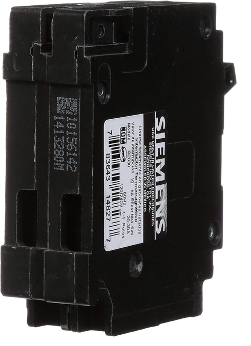 Siemens Q2030 One 20-Amp and One 30-Amp Single Pole 120V Circuit Breaker...