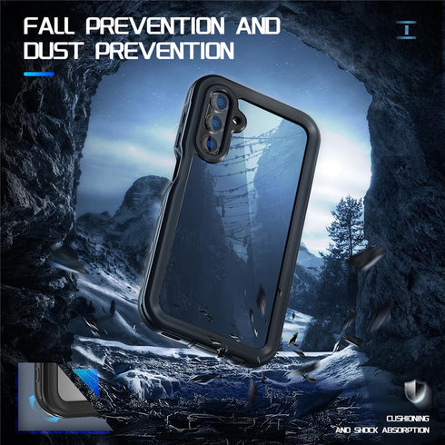 Clear Case for Samsung Galaxy A15 5G Case Waterproof Full Body Protective with Built-in Screen Protector Dustproof Shockproof Underwater Sturdy Ph...