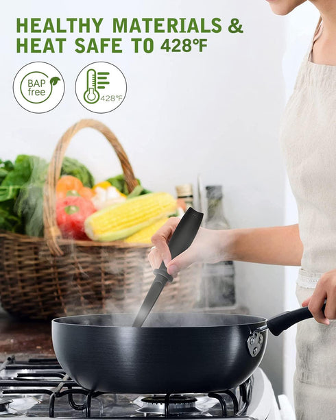 Upgrade Meat Chopper, Heat Resistant Meat Masher for Hamburger, Ground Beef Smasher, Nylon Hamburger Grinder Utensil for Ground Beef, Non Stick Mi...