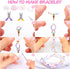 2mm Bracelet Making Kit Beads,20160pcs Glass Beads for Jewelry Making, Pastel Macaron Small Beads for Earring Necklace Ring Making with Alphabet L...