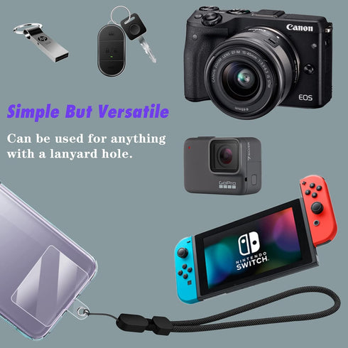 ZWZY Cell Phone Lanyard Strap Holder for Around The Hand with Wrist Tether Tab for Most Full Coverage Phones Case......