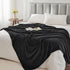 BEDELITE Fleece Blanket Black Throw Blankets for Couch & Bed, Luxury Plush Cozy Fuzzy Blanket 50x60 inches, Super Soft Warm Lightweight Throw Blan...