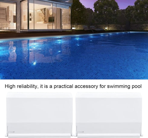 BestYiJo 2 Pcs Skimmer Weir for Swimming Pool, Skimmer Weir Replacement, Swimming Pool Skimmer Gate, White Weir Gate Assembly (Style A)...
