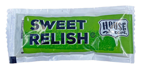 House Recipe Sweet Relish Packet 9 g | Kosher | Pack of 50...