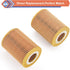 2Pcs Oil Filter Compatible With Mercedes-Benz Freightliner Jeep Dodge Vehicle E350 GL350 ML350 R320 R350 S350 Sprinter 2500 3500 Grand Cherokee 20...