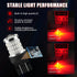 iBrightstar 7443 LED Bulb Red, 7440 LED Brake Light Bulbs Super Bright for Rear Brake Lights and Tail Lights, 2 Pack...