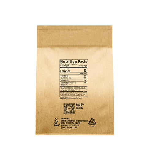 Pure Original Ingredients Pomegranate Fruit Extract Powder (8 oz) Always Pure, Unsweetened, Smoothie Mix-In....