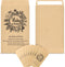 Fumete 50 Pcs Baby Shower Seed Packet Self Adhesive Kraft Seed Envelopes Small Parts Storage Packets Mini Kraft Seed Packets Retro Paper Seed Stor...
