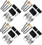 puxyblue 330031 Range Burner Receptacle kit replacement for 814399 5303935058 5301167733 compatible for Whirl-pool for Range/Stove (4 Pack)