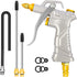 Air Gun for Compressor, Air Blow Gun with Brass Adjustable Air Nozzle, Air Tools, Air Compressor Accessories with Air Nozzle Hose, Industrial Pneu...