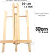 11" Small Tabletop Display Stand A-Frame Artist Easel, Beechwood Tripod, Painting Party Easel for Students Classroom Table...
