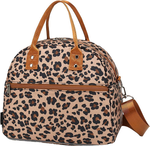 FlowFly Insulated Lunch Bag With Shoulder Strap for Women, Men, and Kids, Large and Reusable, Handle, Freezable Work and School Travel Tote and Me...