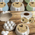 500pcs Farm Chicken Egg Labels Chicken Canning Sticker 2 inch Round Natural Brown Kraft Washed Egg Carton Labels for Kitchen Mason Jar, Farmer, Cr...
