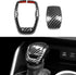 Toyota Carbon Fiber ABS Car Gear Shift Knob Cover Trim Fit for Toyota Highlander 2020 2021 2022 Compatible with Toyota RAV4 2019-2022 Car Interior...