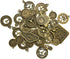 Gnognauq 100 Gram Clock Face Charm Pendant Multistyle Gears Steampunk Pendant for DIY Necklace Bracelet Jewelry Making and Crafting(Antique Bronze...