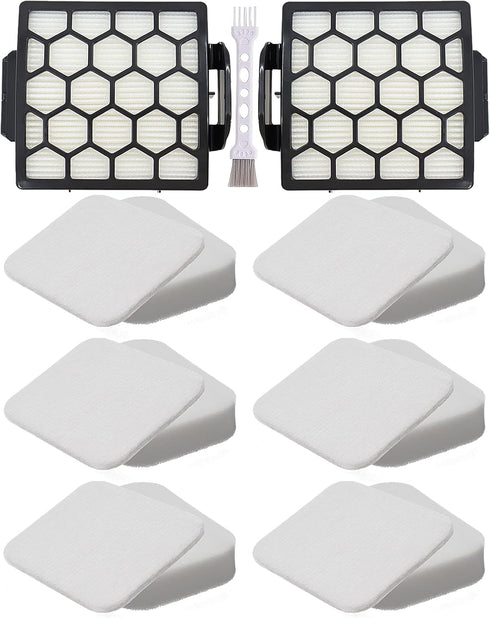 for Shark ZU62 ZU60 Navigator Zero-M Self-Cleaning Brushroll Pet Pro Upright Vacuum Replacement Filter Compare ZU62C NV150 NV151 NV251 NV255 Part ...