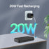Portable Charger, 20000mAh Power Bank with USB C in&Out 20W High-Speed Recharging Battery Pack Compatible with iPhone,Android etc (Black) (Black)...