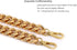 25 Inch Trendy Chunky Metal Chain Purse Handle Shoulder Strap Replacement for Handbag (Yellow Gold)...