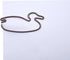 Duck Shaped Paper Clips Great for Paper Clip Collectors or Office Gift - Comes in Round Tin with Lid and Gift Box (Brown 100 Count)...