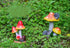 Fairy Mushroom Miniature Mushrooms Ornaments Hedgehog Outdoor Mushroom Figurine Fairy Garden Accessories Decor Small Garden Decoration...
