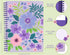 Steel Mill & Co Cute Mini Spiral Notebook, 8.25" x 6.25" Journal with Durable Hardcover and 160 Lined Pages, Lilac Floral...