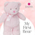 Jolitee My First Bear Stuffed Animal - Pink Teddy Bear for Baby for Newborn, 10"...