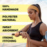 lotus78, Headbands for Women, Fashionable Sports Hairbands, Elastic Wide Headbands, Non-Slip Workout Yoga Sports Headbands for Women,Pack of 8 (Br...