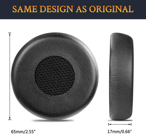 SOULWIT Earpads Replacement for Jabra Evolve 75(75UC 75MS 75SE) Stereo Wireless Bluetooth Headset, Ear Pads Cushions with High-Density Noise Isola...