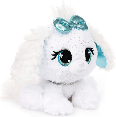 GUND P.Lushes Designer Fashion Pets Bianca Blings Premium Puppy Dog Stuffed Animal, White and Blue, 6”...