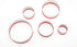 5 Pcs Round Circle Cookie Cutters 1.9", 2.3", 2.7", 3.1", 3.5", 0.4MM Thickness Heavy Duty Food-Grade Stainless Steel, Biscuit Cutter, Mini Cookie...