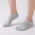 Women's Toe socks Cotton Lightweight No Show Five Fingers Running Socks 4 Pack...