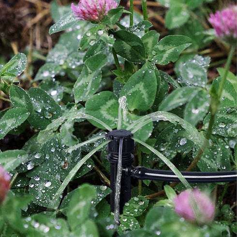 60 Piece of Drip Irrigation Emitters and Parts or Professional Irrigation Drippers and Drip Emitters or Sprinkler System Parts and Heads for 1/4 i...