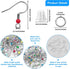 600Pcs Earring Hooks for Jewelry Making Stainless Steel French Earring Hooks Hypoallergenic Ear Wires Colorful Fish Hook Earrings with Earring Bac...