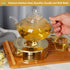 KAYCROWN Teapot Warmer, Stainless Steel Tea Warmer with Candle Holder, Candle Heater for Heating Tea, Coffee and Milk, Universal Teapot Heater...